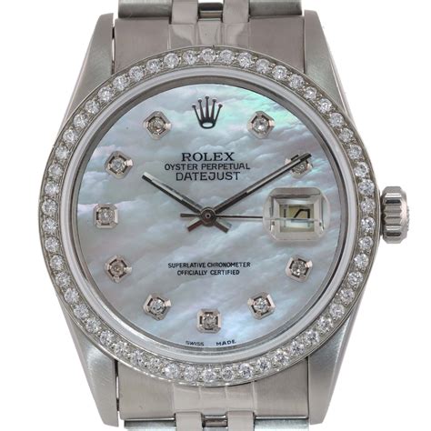 rolex date just diamants|Rolex 36mm Datejust diamond bezel.